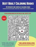 Cover: Best Adult Coloring Books (40 Complex and Intricate Coloring Pages) - Coloring Pages