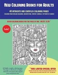 Cover: New Coloring Books for Adults (40 Complex and Intricate Coloring Pages) - Coloring Pages
