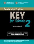 Cover: Cambridge English Key for Schools 2 Student's Book with Answers - Cambridge University Press