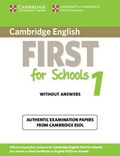 Cover: Cambridge English First for Schools 1 Student's Book without Answers - Cambridge University Press