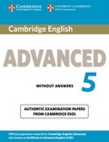 Cover: Cambridge English Advanced 5 Student's Book without Answers - Cambridge University Press