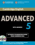Cover: Cambridge English Advanced 5 Self-study Pack (Student's Book with Answers and Audio CDs (2)) - Cambridge University Press
