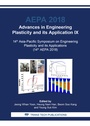 Cover: Advances in Engineering Plasticity and its Application IX - Trans Tech Publications Ltd