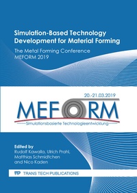 Enlarge image Cover: Simulation-Based Technology Development for Material Forming - Trans Tech Publications Ltd