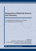 Cover: Symposium of Materials Science and Chemistry - Trans Tech Publications Ltd