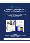 Cover: Advances in Engineering Plasticity and its Application IX - Trans Tech Publications Ltd