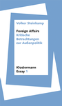 Cover: Foreign Affairs - Vittorio Klostermann Verlag