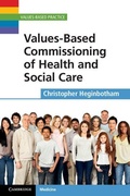 Cover: Values-Based Commissioning of Health and Social Care - Cambridge University Press