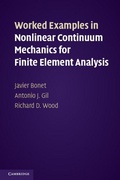 Cover: Worked Examples in Nonlinear Continuum Mechanics for Finite Element Analysis - Cambridge University Press