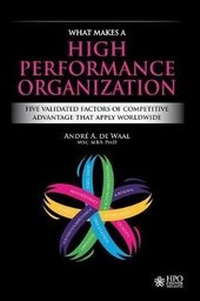Enlarge image Cover: What Makes a High Performance Organization - Warden Press
