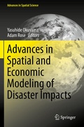 Cover: Advances in Spatial and Economic Modeling of Disaster Impacts - Springer