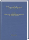 Cover: A Thousand Judgements - Harrassowitz Verlag