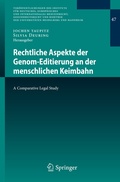 Cover: Rechtliche Aspekte der Genom-Editierung an der menschlichen Keimbahn - Springer