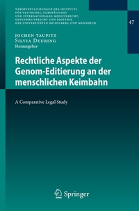 Abbildung von: Rechtliche Aspekte der Genom-Editierung an der menschlichen Keimbahn - Springer