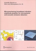 Cover: Micromechanical broadband vibration amplitude-amplifier for microseismic and acoustic emission detection - Hartung-Gorre