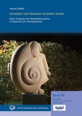 Cover: Variet&auml;ten und Varianten verstehen lernen - Universit&auml;tsverlag G&ouml;ttingen