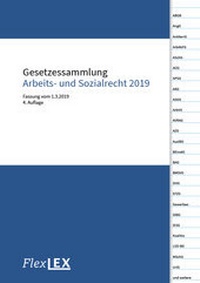 Abbildung von: Gesetzessammlung Arbeits- und Sozialrecht 2019 - Facultas / FlexLEX