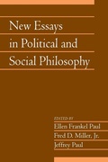 Cover: New Essays in Political and Social Philosophy: Volume 29, Part 1 - Cambridge University Press