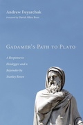 Cover: Gadamer's Path to Plato - Wipf and Stock Publishers