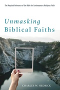 Cover: Unmasking Biblical Faiths - Wipf and Stock Publishers