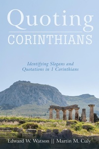 Abbildung von: Quoting Corinthians - Wipf and Stock Publishers