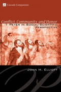 Cover: Conflict, Community, and Honor - Wipf and Stock Publishers