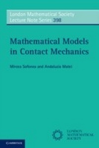 Abbildung von: Mathematical Models in Contact Mechanics - Cambridge University Press