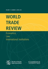 Enlarge image Cover: The WTO Case Law of 2010 - Cambridge University Press