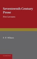 Cover: Seventeenth Century Prose - Cambridge University Press