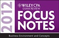 Cover: Wiley CPA Exam Review Focus Notes 2012 - Wiley