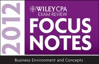 Enlarge image Cover: Wiley CPA Exam Review Focus Notes 2012 - Wiley