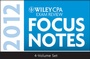Cover: Wiley CPA Exam Review Focus Notes 2012 - Wiley