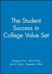 Enlarge image Cover: The Student Success in College Value Set - Jossey-Bass