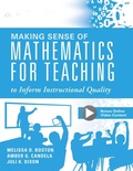 Cover: Making Sense of Mathematics for Teaching to Inform Instructional Quality - Solution Tree Press
