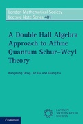 Cover: A Double Hall Algebra Approach to Affine Quantum Schur-Weyl Theory - Cambridge University Press