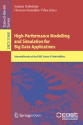 Cover: High-Performance Modelling and Simulation for Big Data Applications - Springer