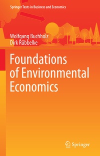 Enlarge image Cover: Foundations of Environmental Economics - Springer