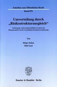 Abbildung von: Umverteilung durch "Risikostrukturausgleich". - fibre