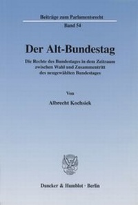 Abbildung von: Der Alt-Bundestag. - fibre