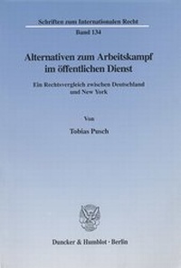 Abbildung von: Alternativen zum Arbeitskampf im öffentlichen Dienst. - fibre