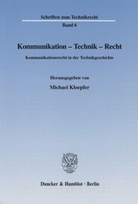 Abbildung von: Kommunikation - Technik - Recht. - fibre