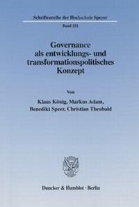Abbildung von: Governance als entwicklungs- und transformationspolitisches Konzept. - fibre