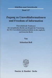 Abbildung von: Zugang zu Umweltinformationen und Freedom of Information. - fibre