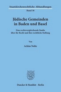 Abbildung von: Jüdische Gemeinden in Baden und Basel. - fibre