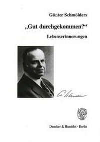 Abbildung von: Lebenserinnerungen. - Duncker & Humblot