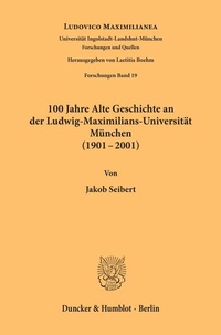 Abbildung von: 100 Jahre Alte Geschichte an der Ludwig-Maximilians-Universität München (1901-2001). - fibre