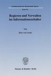Abbildung von: Regieren und Verwalten im Informationszeitalter. - Duncker & Humblot