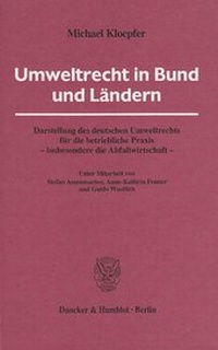 Abbildung von: Umweltrecht in Bund und Ländern. - Duncker & Humblot