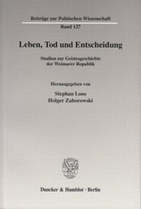 Abbildung von: Leben, Tod und Entscheidung. - fibre