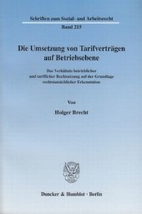Abbildung von: Die Umsetzung von Tarifverträgen auf Betriebsebene. - fibre